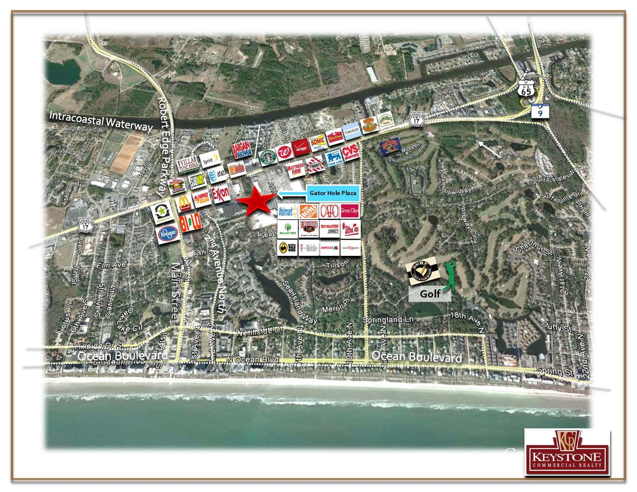 Plaza at the Gator Hole-6,000 SF-Unit 27, Retail/Office Space For Lease North Myrtle Beach, SC